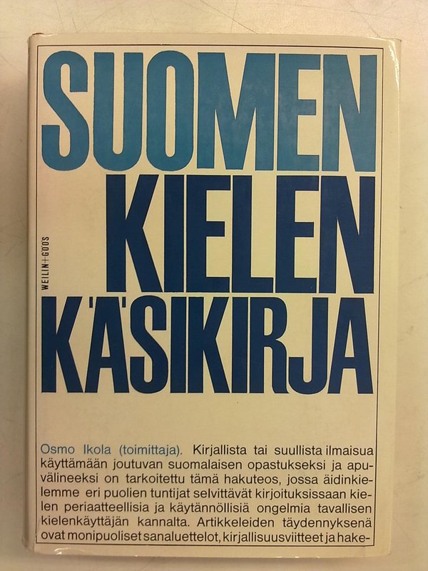 Ikola Osmo (toim): Suomen kielen käsikirja
