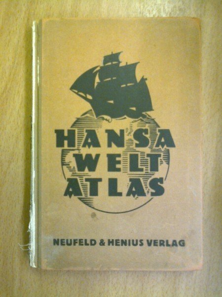 Otto Muris Dr. Wand: Hansa Welt-atlas  1933