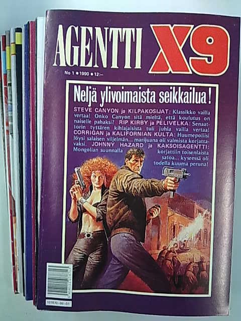 Agentti X9 1990 1-12 (vuosikerta irtonumeroina)