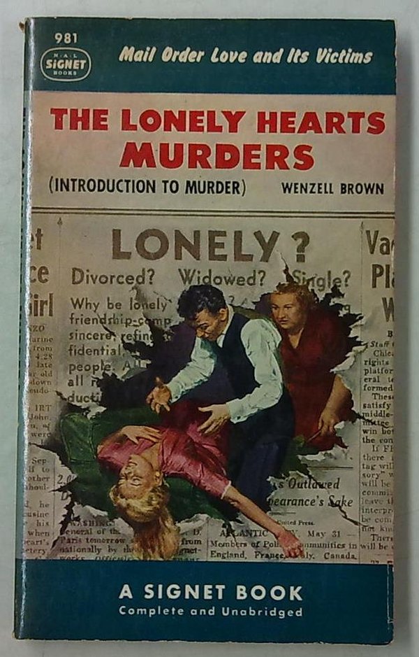 Brown Wenzell: The Lonely Hearts Murders (Introduction to Murder)