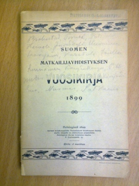 Suomen matkailijayhdistys - Vuosikirja 1899