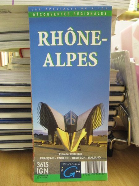 Rhone-Alpes 1:300.000  1997