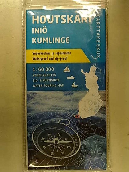 Houtskari Iniö Kumlinge 1:60.000 veneilykartta  2017