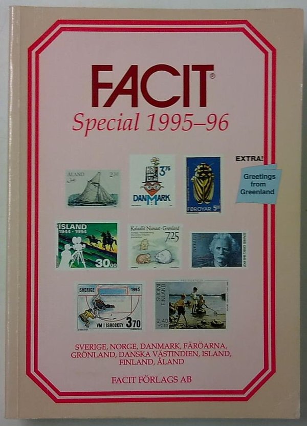 Facit Special 1995-96 - Sverige, Norge, Danmarki, Färöarna, Grönland, Danska Västindien, Island, Fin