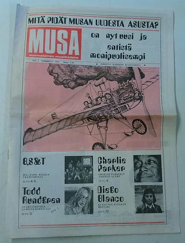Musa 1975-01 suomalainen musiikkilehti