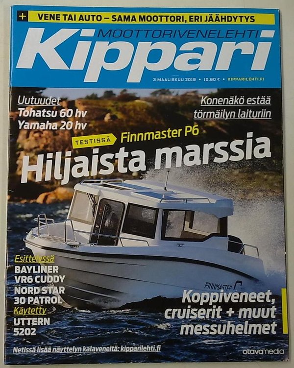 Moottorivenelehti Kippari 2019 numerot 1-4, 7-8, 10-11
