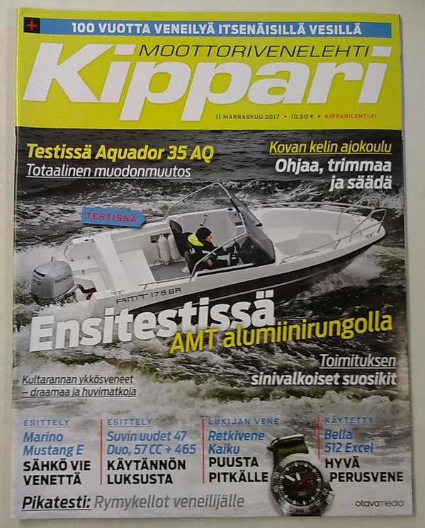 Moottorivenelehti Kippari 2017 numerot 1-3, 5, 8-12