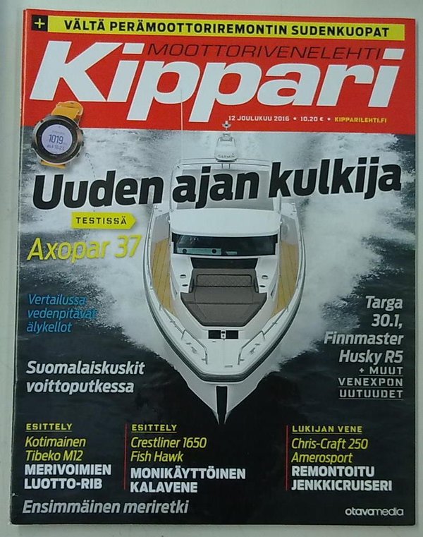 Moottorivenelehti Kippari 2016 numerot 9-12