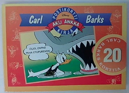 Carl Barks Postikorttikirja - 20 Carl Barks korttia