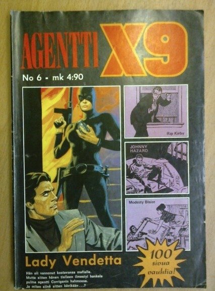 Agentti X9 No 6 (1975) Modesty Blaise, Johnny Hazard