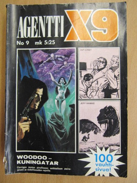 Agentti X9 1976 9 (Rib Kirby, Jeff Hawke, Agentti Corrigan)