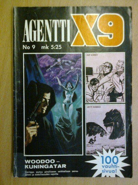 Agentti X9 No 9 (1976) Jeff Hawke, Rib Kirby