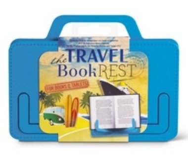 Matkalukutuki sininen - Travel Book Rest (uusi tuote, 24% alv)