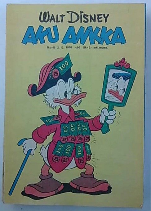 Aku Ankka 1971-48 mukana mainosliite