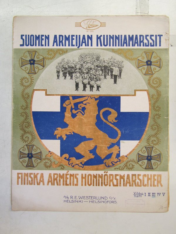 Merikanto Oskar: Suomen armeijan kunniamarssit Vihko III - Finska Arméns honnörsmarscher Häft III