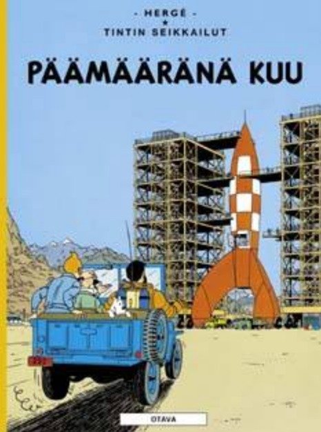 Tintin seikkailut 16 - Päämääränä kuu (uusi kirja, alv 10%)