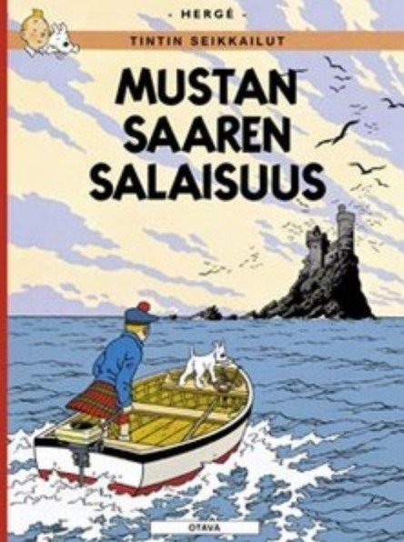 Tintin seikkailut 07 - Mustan saaren salaisuus (uusi kirja, alv 10%)