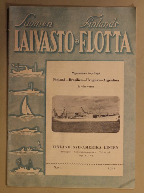 Suomen laivasto 1951 No 1 Finlands flotta (lehti)