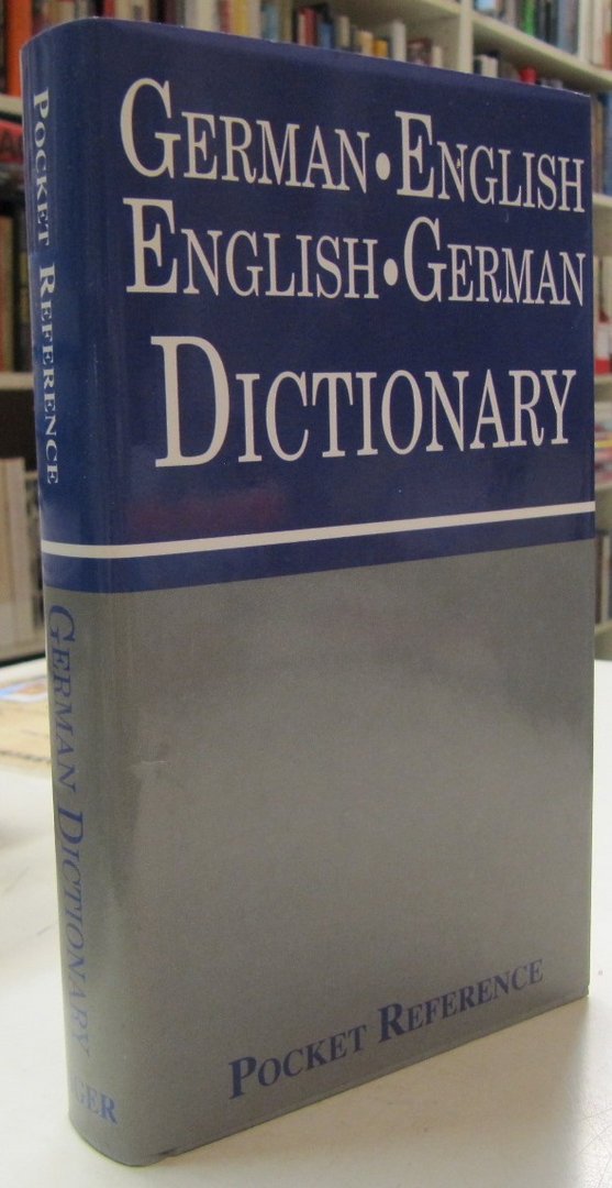 Pocket reference German Dictionary - German-English, English-German