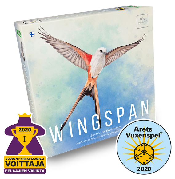 Lautapeli - Wingspan, suomenkielinen (uusi tuote, 24% alv)