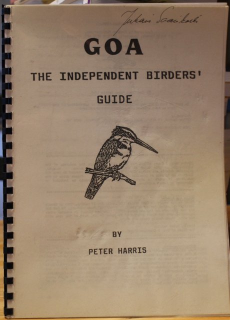Goa The Independent Birders´ Guide.
