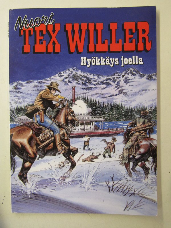 Nuori Tex Willer 29 Hyökkäys joella