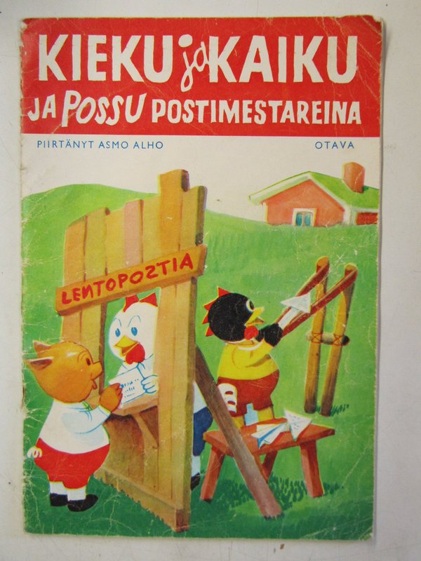 Alho, Asmo (piirt.), Waltari Mika (kirj.): Kieku ja Kaiku ja Possu postimestareina.