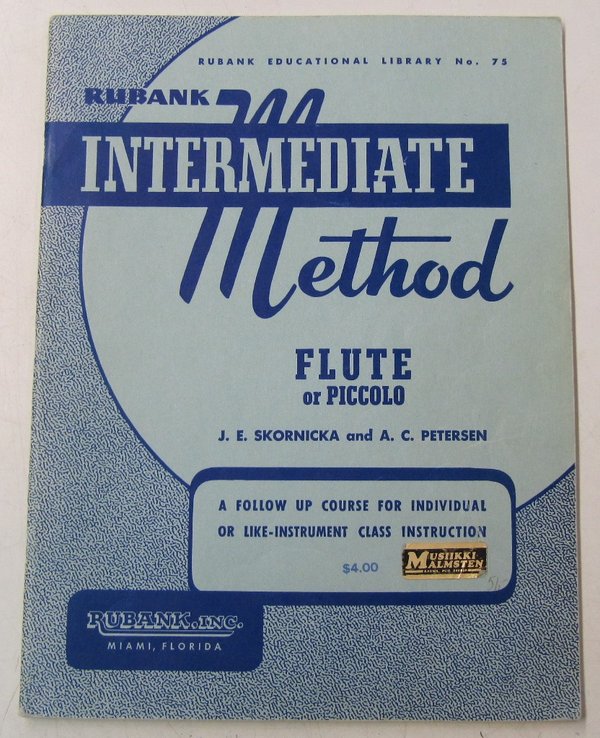 Skornicka J.E., Petersen A.C.: Rubank Intermediate method - Flute or piccolo