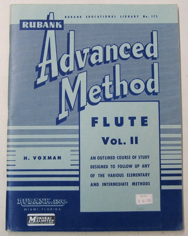 Voxman H.: Rubank Advanced method - Flute Vol. 2