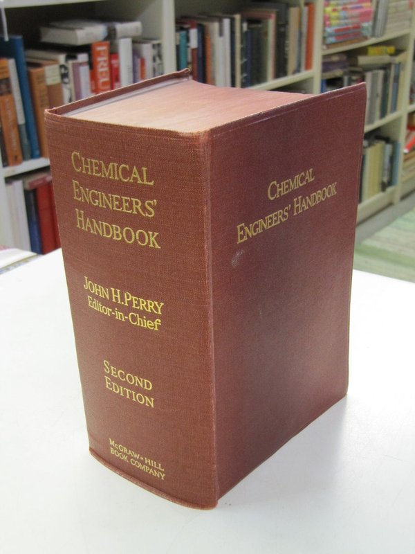 Perry´s Chemical Engineers´ Handbook. Second Edition.