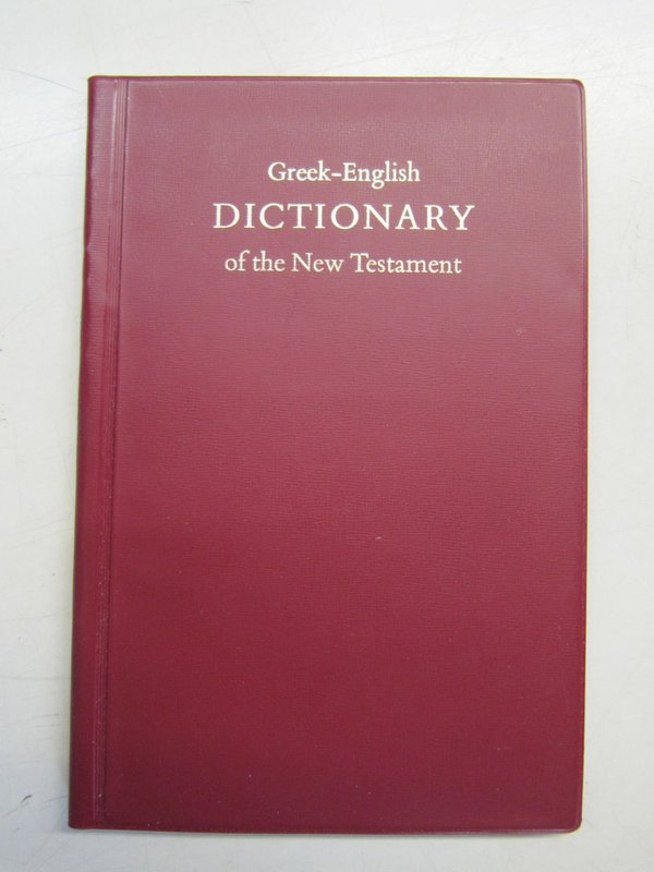 Greek-English Dictionary of the New Testament.