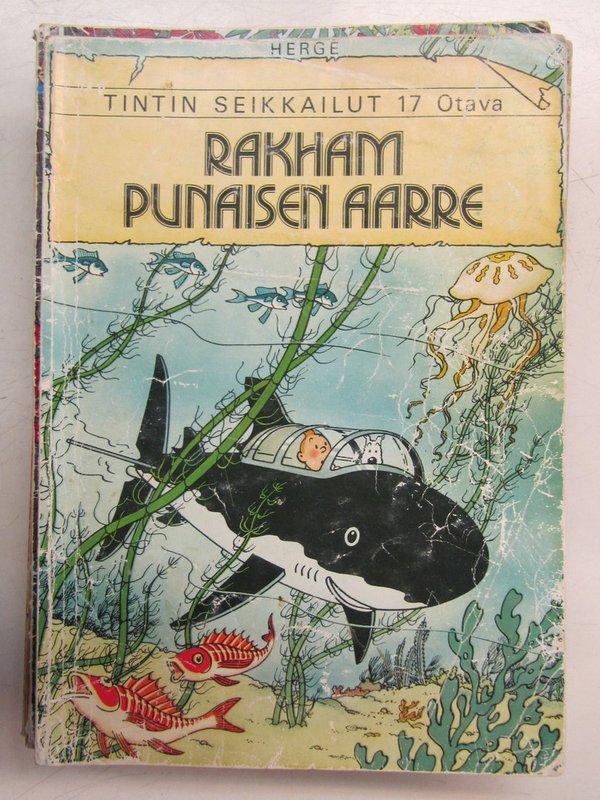 Tintin seikkailut 17 Rakham Punaisen aarre.
