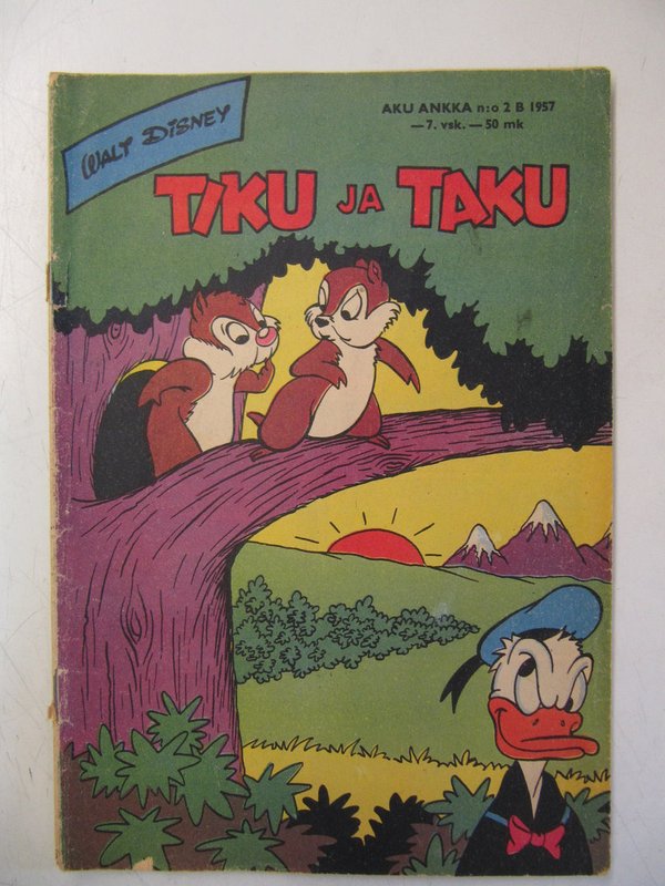 Aku Ankka 1957-2B Tiku ja Taku.